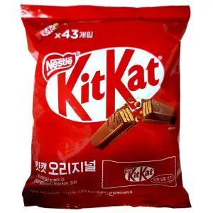 킷캣 오리지널 미니 초코바 580.5g 사무실 간식 초코렛