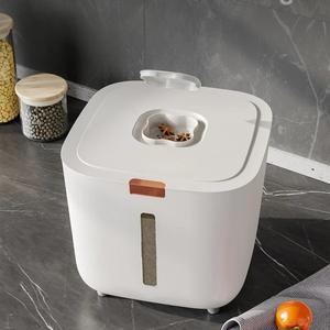 1PCS 뚜껑이 두꺼운 방습 쌀 양동이 510KG 압축 국수 분말 보관 상자 용 곤충