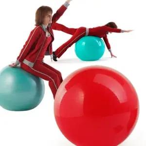 L92 키드짐 짐볼 요가 마사지볼 임산부 빨강 75cm 요