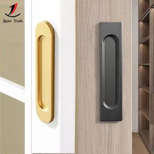 셀프 DIY 스틱 슬라이딩 도어 핸들 손잡이 -풀 유리  문 옷장 창문호환  알루미늄 합금 자체 접착식 서랍