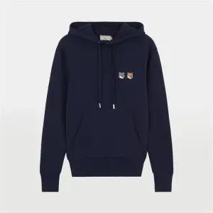 메종키츠네 더블 폭스 헤드 패치 남녀공용 후드 티셔츠 EU00353KM0001 NA