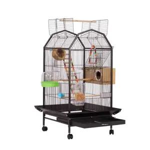 이동식 대형 새장 케이지 잉꼬 사육장 조류 새집 하우스