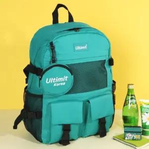 고품질 여행 파우치 백팩 학생 초딩 가방 터키그린군청 (WFKDXO1)