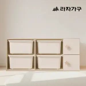 라자가구 베니 E0 키즈 1200 바구니 수납장(기본형) 유아 어린이 교구장 베이비장