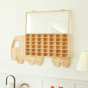 미니카 정리대 자동차 모양 장식장 노천주차장 수납 아이방꾸미기 진열장 앞면미포함 핸들바퀴