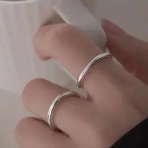 은반지 레이어드 링 실반지 남자 여자 반지 1개 실반지 실링 레이어드링