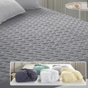 클라우드 알러지케어 마이크로워싱 누빔매트리스커버면커버 부드러운 국산 누빔 침대