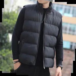 남성자켓 남성 겨울 방한 따뜻한 경량 패딩 조끼