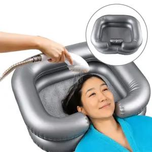 세발기 입원준비물 휴대용 노인 목욕보조 간병 샴푸베드 2컬러이대 이세 머리감는대야 감겨주기 용세 세대