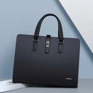 [무료배송] 남성 직장인 정장 브리프케이스 고급 가죽 서류가방