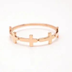 14k 사이드 십자가 반지 OPDLR1762