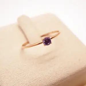 14k 퍼플큐 큐빅 반지 OPDLR1293