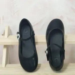 깔끔한 여아신발 블랙 큐빅 연주회구두 (190만 가능)