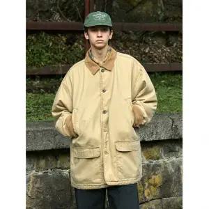 미니멀프로젝트 슬로우 레코드 보아 카라 헌팅 자켓 MJK131 / 3color M