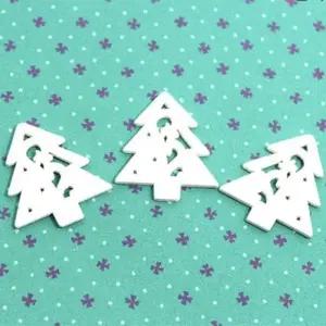 나무단추_화이트 트리_50개 간단한만들기 유치원만들기