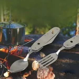 coms 레저 캠핑 대형 수저포크 여행용품 캠