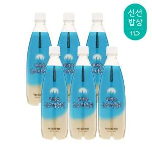 [품질보장] 청산녹수 편백숲 산소막걸리 6.5도 750mlx6