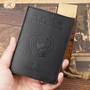 온더벨라 소가죽 여권케이스 대한민국 여권파우치
