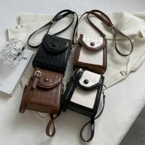 여성 미니 크로스백 핸드폰가방 사계절 패션가방 WEC9087