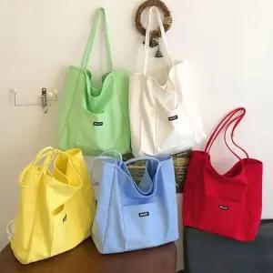 데일리 쇼퍼 숄더 에코 백 여성 캔버스 가방 WFJOTD1