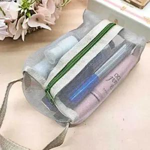 파우치 핸들 소형 메쉬 화장품 미니파우치 WED0D0D