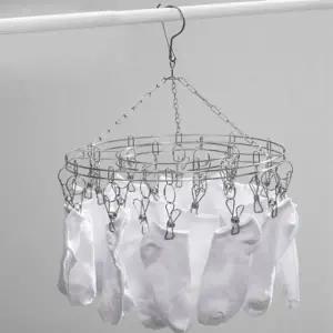 ( )잔솔 스텐 양말 건조대 빨래집게 수건 걸이 옷걸이