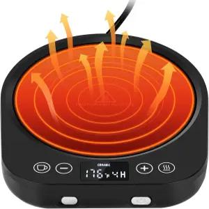 PUSEE 캔들 머그컵 워머 전기 자동 온/오프 중력 유도 커피 9가지 온도 설정 1-9 타이머 멜터 가정 및