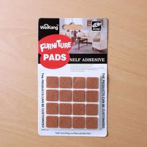 [콩심팥심]32p 사각 바닥보호패드 소음 긁힘방지 의자스티커