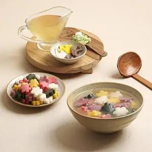 국산 재료로 만든 오색꽃떡국떡 500g x 4팩