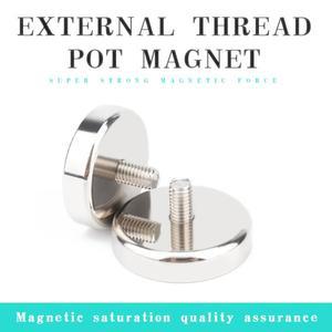 외부 나사 포트 자석 철제 흡착판 베이스 포함 가정용 냉장고 사무실 DIY용