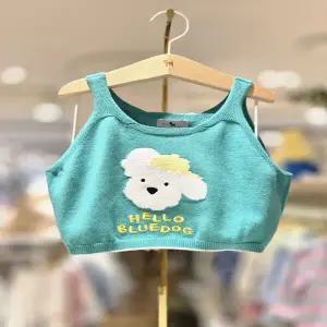 [블루독베이비 10] 26SS 신상GN) 헬로 도기 니트베스트B (4611422002)