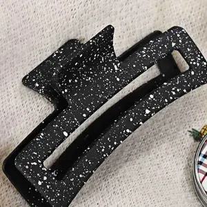 대왕 집게핀 블랙 헤어 반묶음 빅사이즈 올림머리