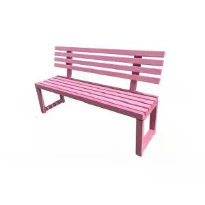 야외벤치 테라스 공원의자 휴게실 핑크 대기실 공원 벤치 의자 야외 카페 철제