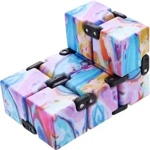 토인크 인피니티 큐브 피젯 장난감 블록 ADD ADHD 자폐증을 위한 감각 스트레스 불안 감소 미니 게임 손과