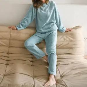 여성 여자잠옷 겨울 극세사 잠옷 파자마 세트 홈웨어