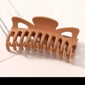 [골드스마일]무광 헤어 올림핀 오렌지 집게 머리핀 스타일링 도구