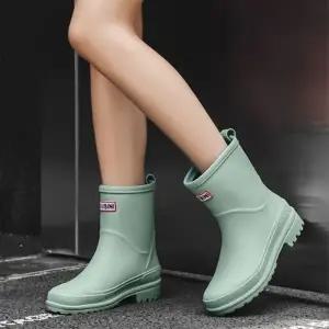 여름 여성 방수 논슬립 패션 장화 레인부츠 신발