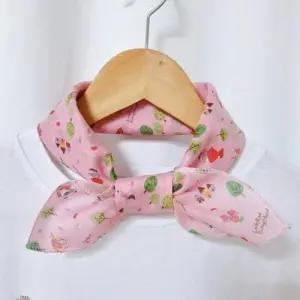 아사면 핑크 손수건 쁘띠스카프 빨간망토 빅사이즈 WEDCA4E