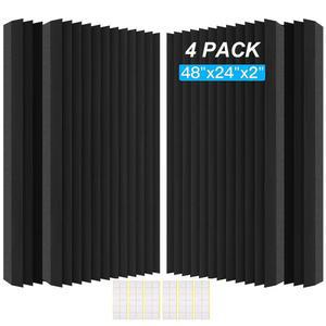 4팩 음향 폼 패널, 48 x 24 2