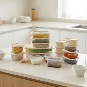 DAMDA 담다프레시 밀폐용기 세트 전자레인지 냉동냉장 용기