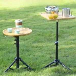 야외 선반 랙 휴대용 접이식 걸이 원형 티
