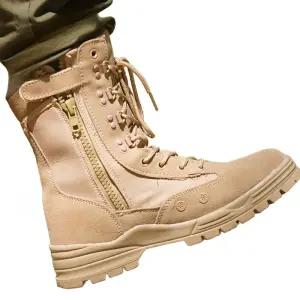 해병대군화 통기성 전투화 지퍼 워커 방수 등산화 전술 사막화 특전사