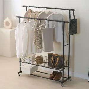 빨래건조대 3단이불건조대 창문 튼튼한 소형 라이트 아기 무타공 미니 수건 실내 대형 접이식