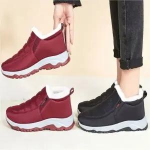 여성 털슬립온 패딩운동화 겨울신발 방한부츠 기모안감 2색