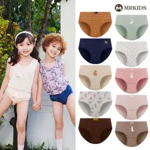 [스페클로]무형광 순면 아동삼각팬티 5종세트 남아/여아/키즈/어린이