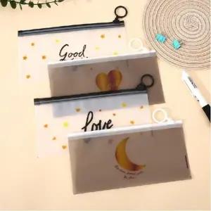 이거찜슬림 지퍼백 파우치 필기구 필통 여행 세면도구 화장품파우치