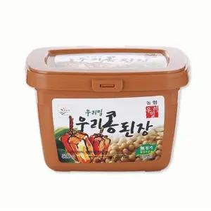 국산밀 100 한국 우리밀 농협 우리밀 우리콩 된장 500g (1+1) 총2개