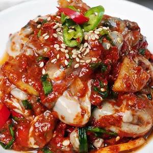 [지투지샵]양념 생굴무침 300g 2통