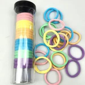 [골드스마일]WL 데일리 머리끈 20P 파스텔 머리고무줄 무매듭 헤어끈