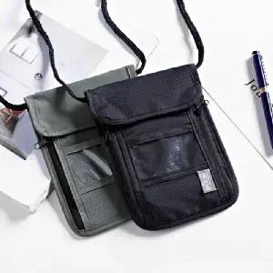 지앤지 여행용 PVC 여권가방 안티스키밍 해킹보안 보조가방 크로스백